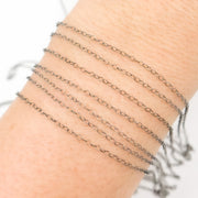 Oxidized Cable Chain